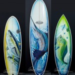 Fish art, Surfboard fish, Tuna Fish, Yellowfin Tuna, Tuna Painting, Tuna art, Yellowfin tuna art, Mahi Mahi, Dorado, Mahi art, Mahi painting, Sailfish, Sailfish art, Sailfish painting